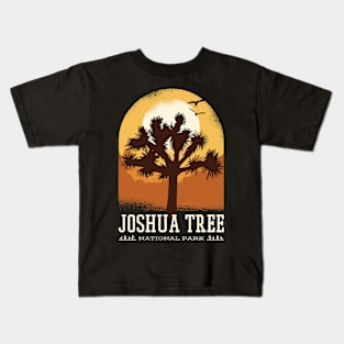 Joshua Tree National Park Sunset Kids T-Shirt